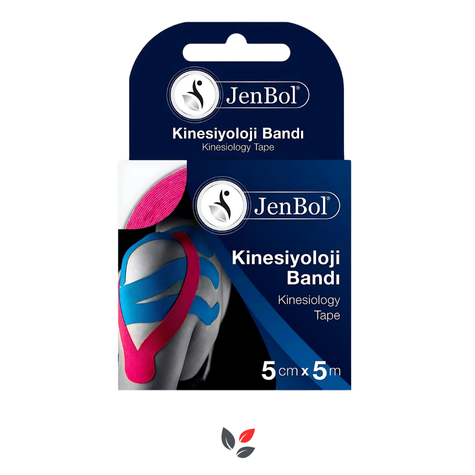 JenBol Kinesiyoloji Ağrı Bandı 5cm x 5m Pembe