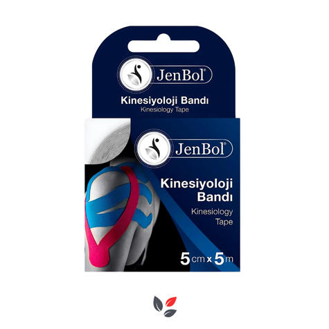 JenBol Kinesiyoloji Ağrı Bandı 5cm x 5m Beyaz