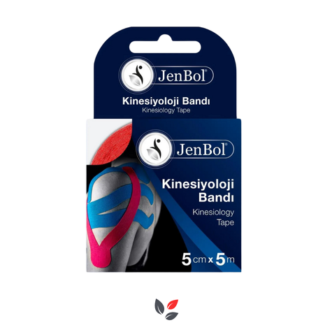 JenBol Kinesiyoloji Ağrı Bandı 5cm x 5m Kırmızı