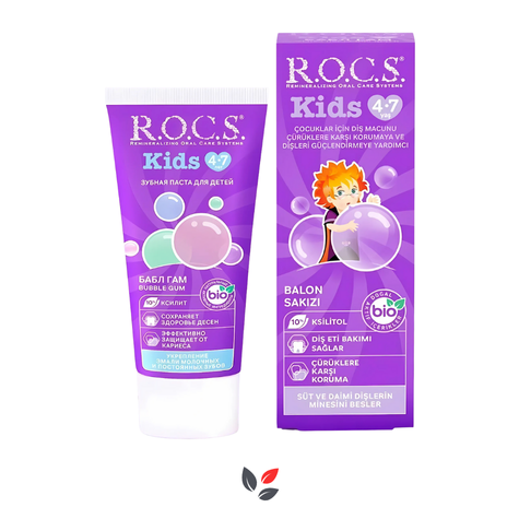 Kids 4-7 Yaş Meyveli Çocuk Balon Sakızı Diş Macunu 35ml
