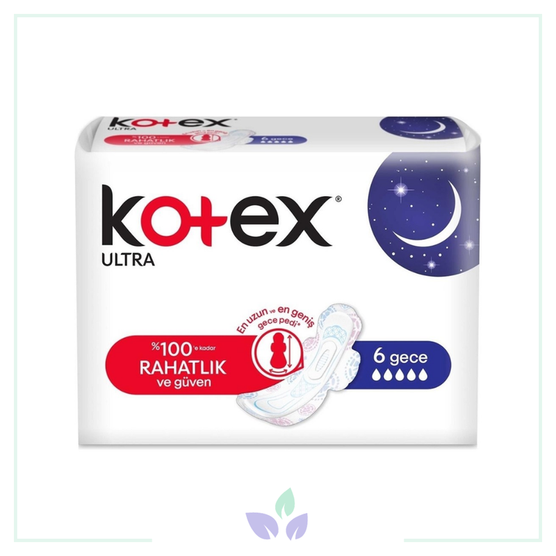 Kotex Ultra Gece Hijyenik Ped 6lı