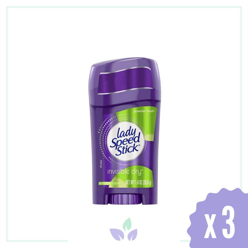 Lady Speed Stick Invisible Dry Powder Fresh 40 gr X 3 Adet