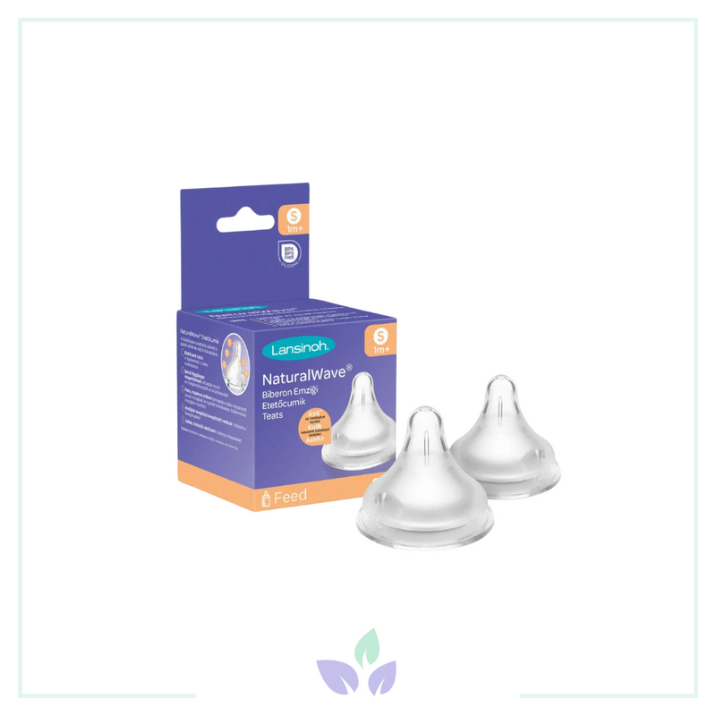 Lansinoh Natural Wave Biberon Emziği Yavaş Akışlı 2'li