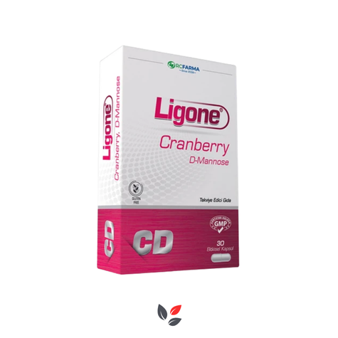 Ligone Cranberry D-Mannose 30 Bitkisel Kapsül