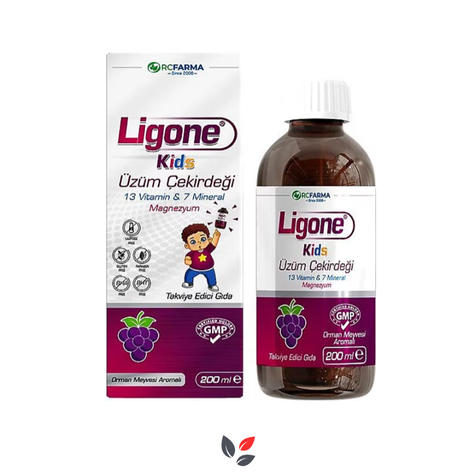 Ligone Kids Üzüm Çekirdeği 200 ml Şurup