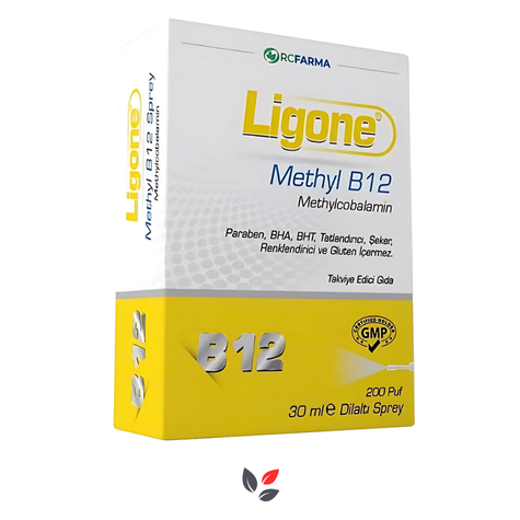 Rcfarma Ligone Methyl B12 Methylcobalamin Dilaltı Sprey 30 ml