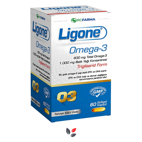 Rcfarma Ligone Omega-3 60 Yumuşak Kapsül