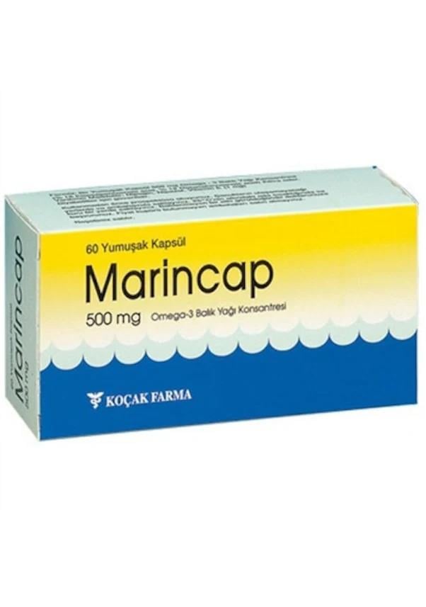 Marincap Omega 3 Balık Yağı 500 MG 60 Kapsül