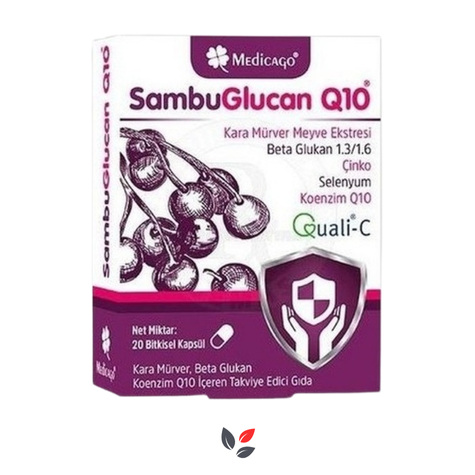 Medicago SambuGlucan Q10 20 Kapsül