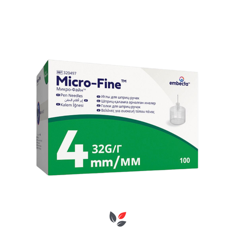 Micro Fine Plus Kalem İğnesi 0,23mm (32G) x 4mm