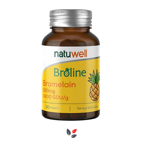 Natuwell Broline Bromelain 500 mg 30 Kapsül