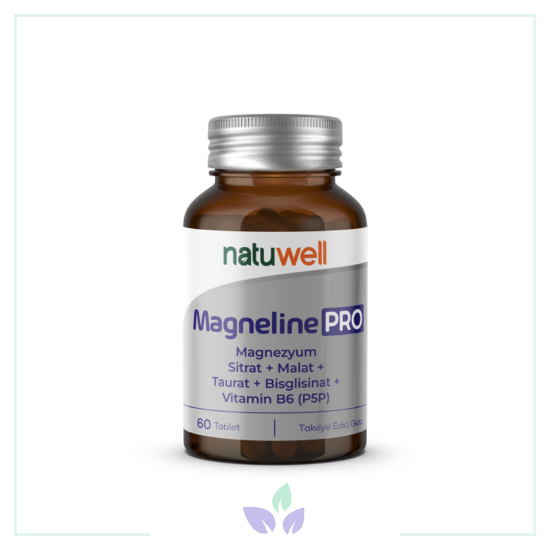 Natuwell Magneline Pro Magnezyum Kompleksi 60 Tablet