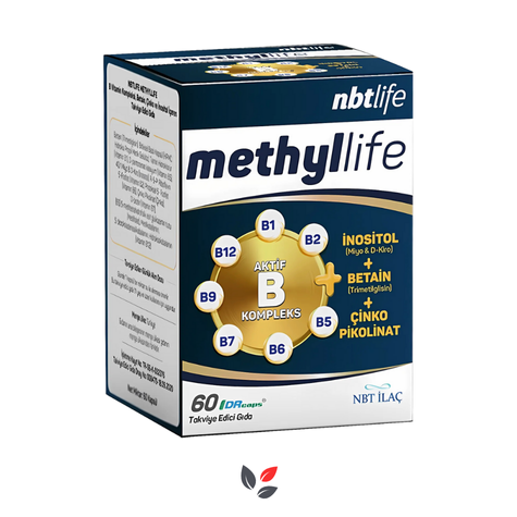 NBT İlaç Methylife Takviye Edici Gıda 60 Kapsül