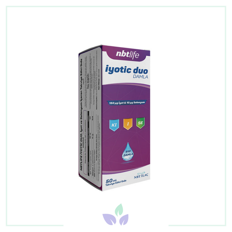 Nbt Life İyotic Duo Damla Takviye Edici Gıda 50 ml