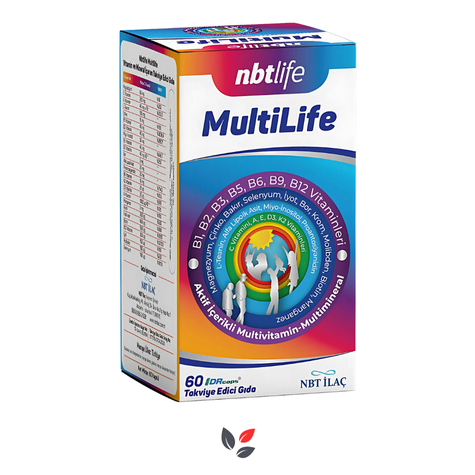 NBT Life MultiLife Takviye Edici Gıda 60 Kapsül