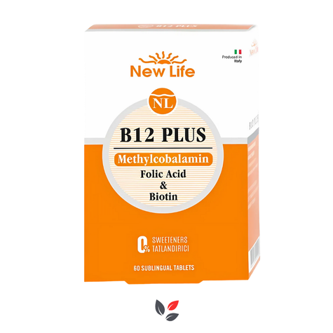 New Life B12 Plus Dilaltı 60 Tablet