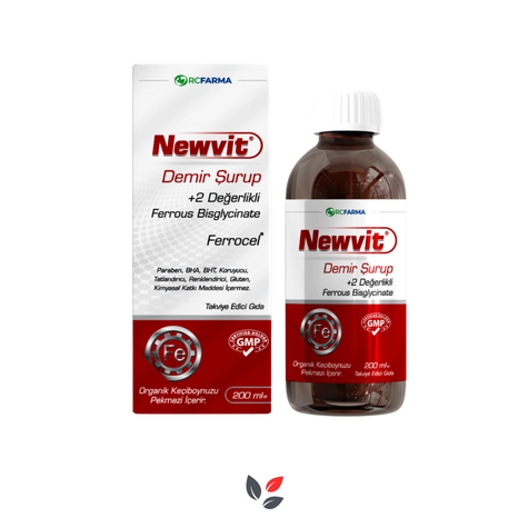 Rcfarma Newvit Demir Şurup 200 ml