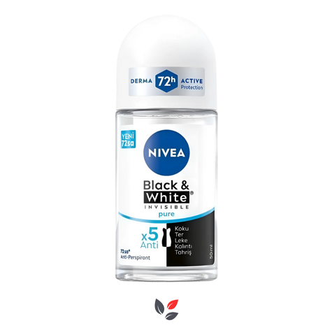 Nivea Invisible Black & White Pure Kadın Deodorant Roll-on 50 ml