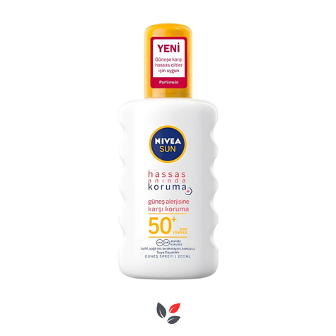 Nivea Sun Güneş Alerjisine Karşı Anında Hassas Koruma Güneş Spreyi SPF 50+ 200 ml