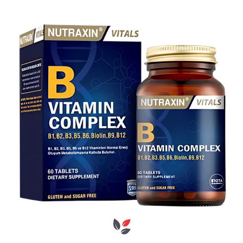 Nutraxin Vitals B Vitamin Complex 60 Kapsül