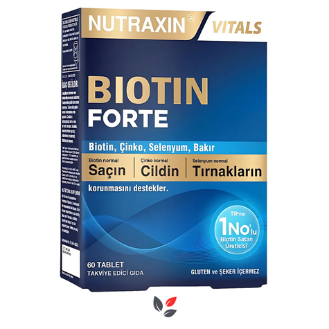 Nutraxin Biotin Forte 60 Tablet Takviye Edici Gıda