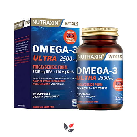 Nutraxin Omega-3 Ultra 2500 mg 30 Yumuşak Kapsül
