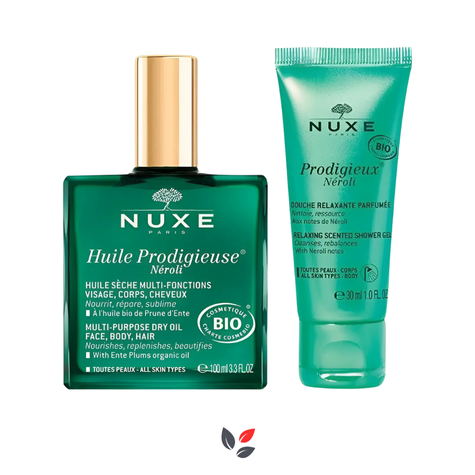 Nuxe Huile Prodigieuse Neroli Bio 100 ml + Shower Gel Organic 30 ml