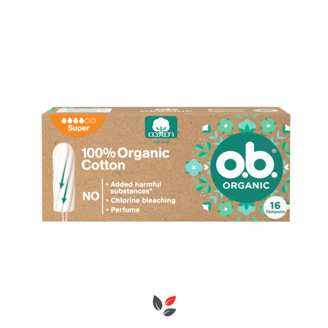 O.B. Organic Süper Tampon 16'lı