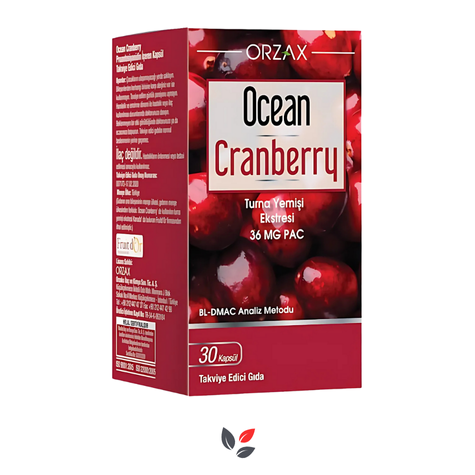 Orzax Ocean Cranberry Turna Yemişi Ekstresi 30 Kapsül