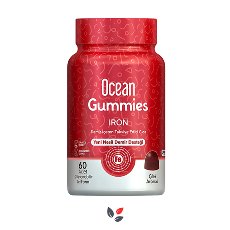 Orzax Ocean Gummies Iron 60 Çiğneme Tableti