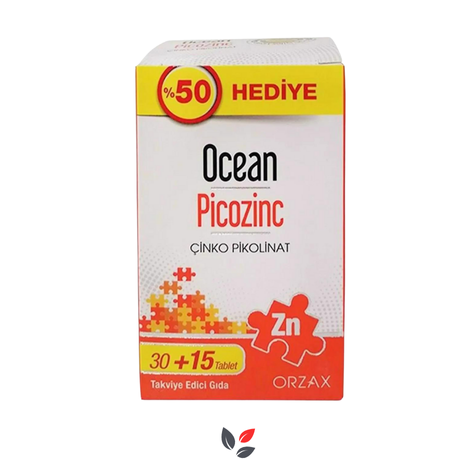 Ocean Picozinc Çinko Pikolinat 30+15 Tablet