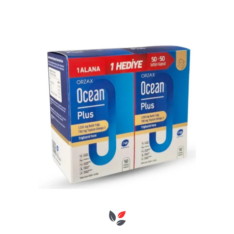 Ocean Plus 1200 mg 50+50 Softjel Kapsül - 1 Alana 1 Hediye