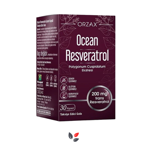 Orzax Ocean Resveratrol 200 mg 30 Kapsül