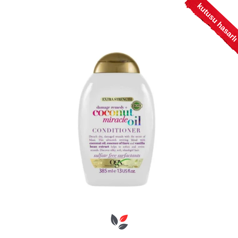 Ogx Yıpranma Karşıtı Coconut Miracle Oil Bakım Kremi 385ml - KUTUSU HASARLI