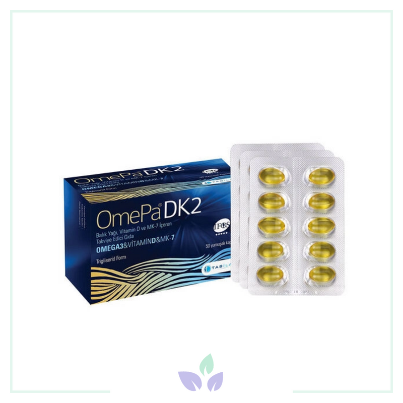 Omepa DK2 Omega 3 Vitamin D Menaq7 50 Kapsül