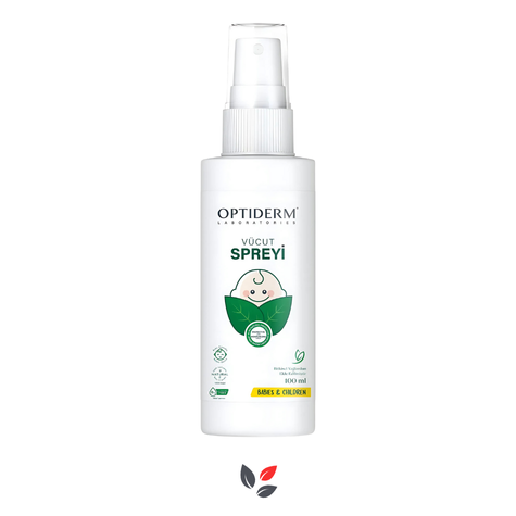Optiderm %100 Sinek Kovucu & Vücut Koruyucu Çocuk Spreyi 100 ML SKT 07/2026