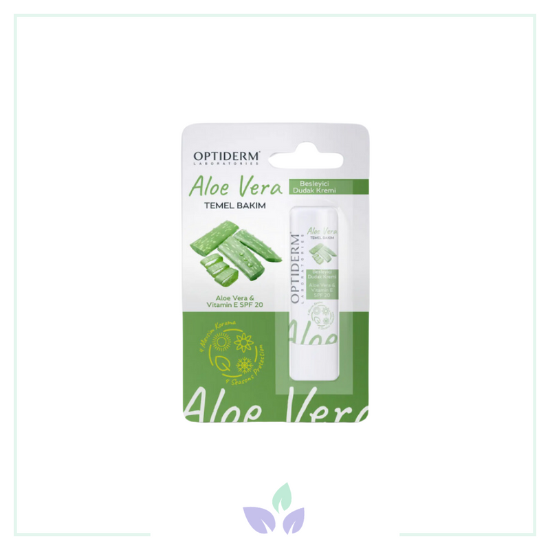 Optiderm Aloe Vera Besleyici Lip Stick 5 g