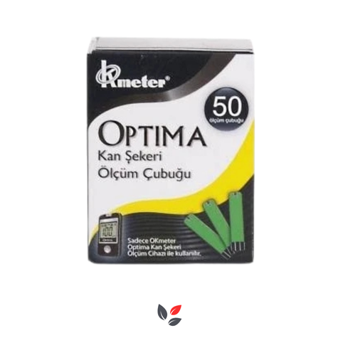 Optima 50'li 1 Kutu Şeker Ölçüm Stribi (Çubuğu)
