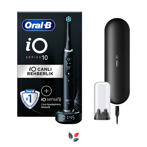 Oral-B iO 10 Şarjlı Diş Fırçası - Kozmik Siyah