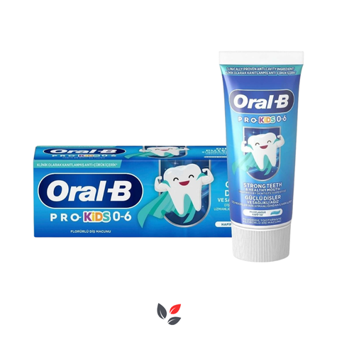 Oral-B Pro Kids Güçlü Dişler 0-6 Yaş Florürlü Diş Macunu 50 ml