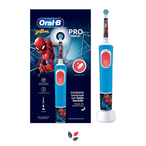 Oral-B Vitality Pro Spiderman Şarjlı Çocuk Diş Fırçası