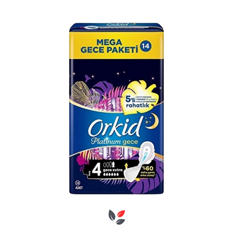 Orkid Platinum Süper Ekonomik Gece Extra 14'lü