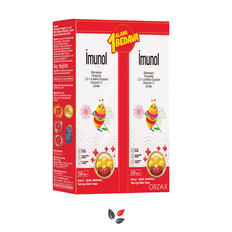 Orzax İmunol Takviye Edici Gıda 150 ml 1 Alana 1 Bedava