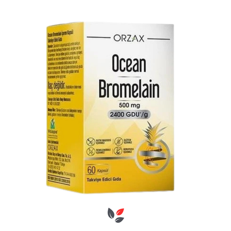 Orzax Ocean Bromelain 500 Mg 60 Kapsül