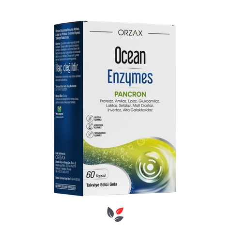 Orzax Ocean Enzymes Pancron 60 Kapsül
