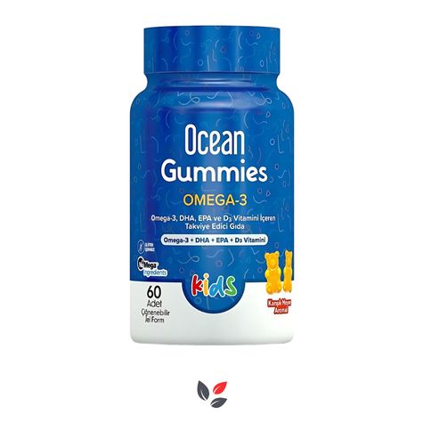 Orzax Ocean Kids Gummies Omega-3 60 Çiğnenebilir Jel Form