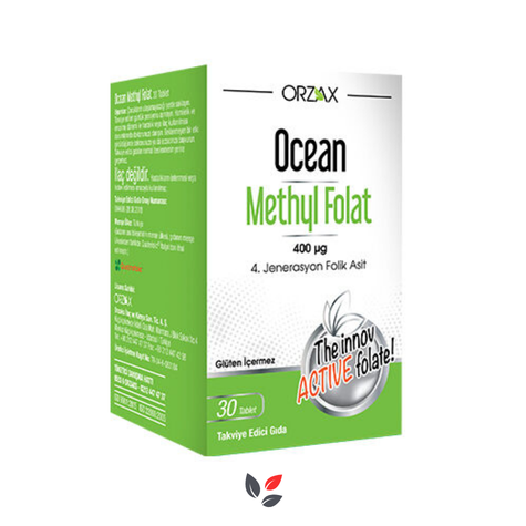 Orzax Ocean Methyl Folat 30 Tablet