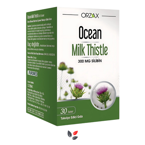 Orzax Ocean Milk Thistle 30 Tablet
