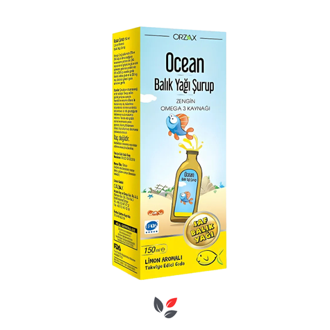 Orzax Ocean Omega 3 Şurup 150 ml - Limon