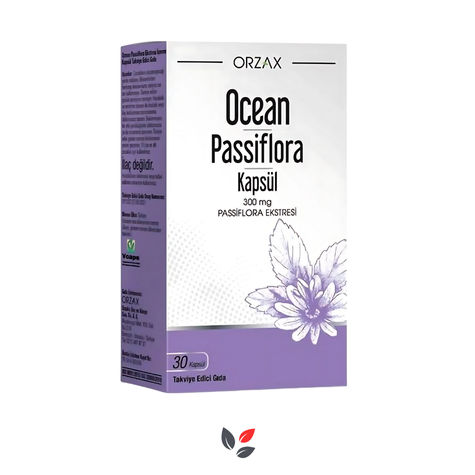Orzax Ocean Passiflora 300 mg 30 Kapsül